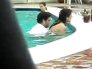 Indian Lovers Have Sex On Touching Swimming Pool